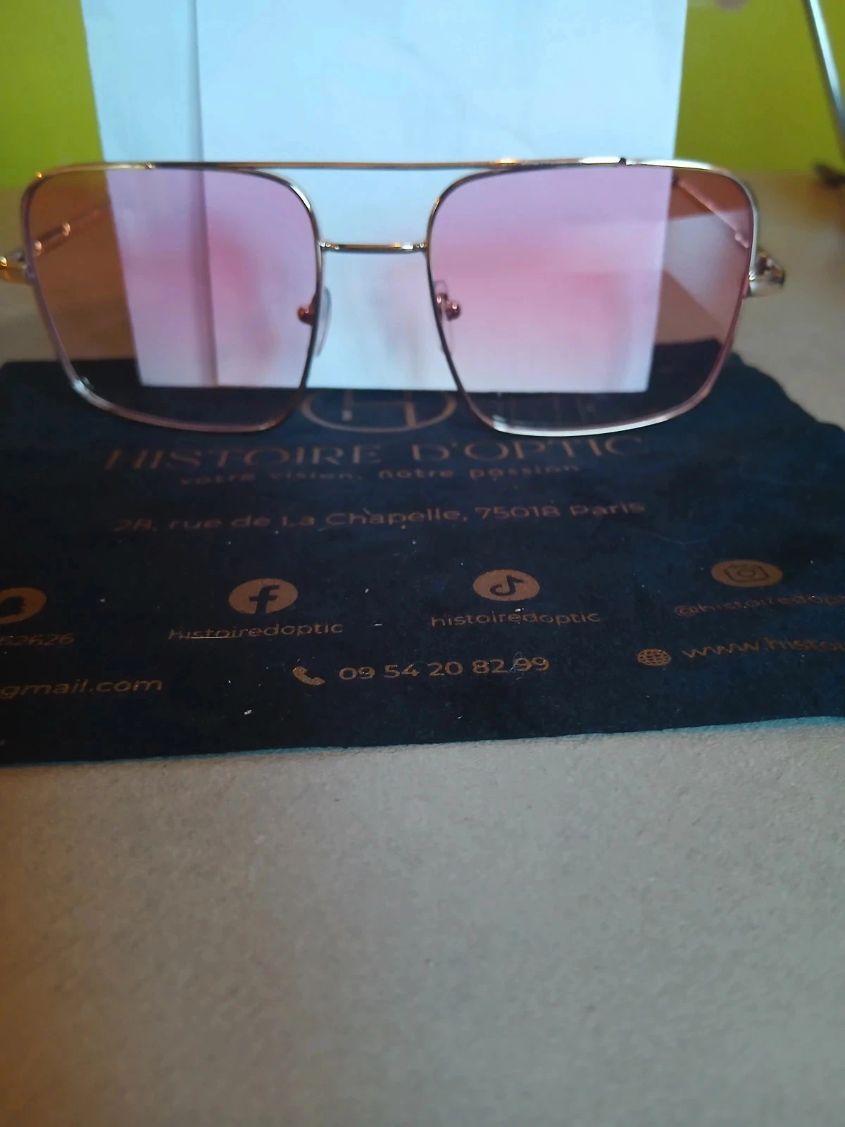 Óculos de Sol Luxo - Modelo CV2007 (Estilo 'Histoire d'Optic') – photo 6